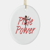 T-SHIRT Pixie Power Keramisch Ornament (Rechts)