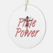 T-SHIRT Pixie Power Keramisch Ornament (Links)
