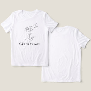  T-shirt   Plant voor de Toekomst - Minimalistisch