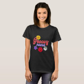 t-shirt playera para la abuela groovy nana (Voorkant volledig)