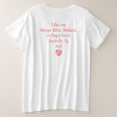 T-Shirt Plus maat WW Weekend Flaget 2023 (Design achterkant)