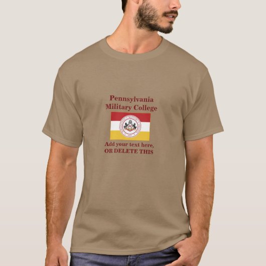 T-shirt PMC - logo PMC-VLAG & GEPERSONALISEERDE TE (Voorkant)