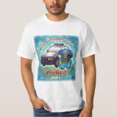 T-shirt Politieagent (Voorkant)
