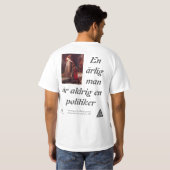 T-shirt — Politiker (Achterkant volledig)