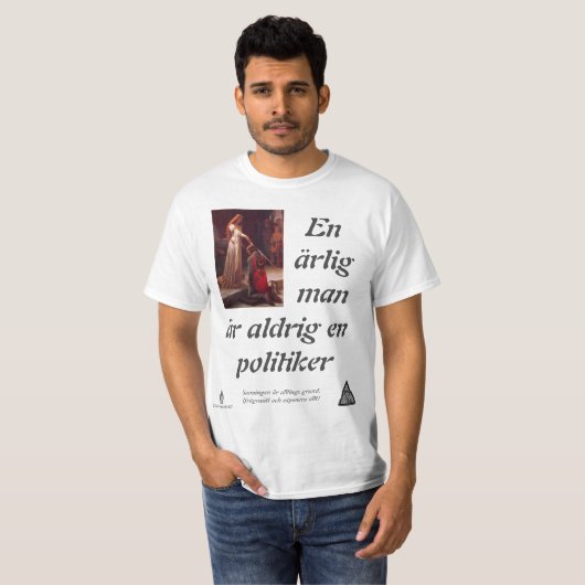 T-shirt — Politiker (Voorkant volledig)
