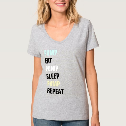 T-shirt “Pomp & Herhaal” (Voorkant)