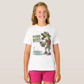 T-shirt 'Pond Boss' voor Moederdag (Voorkant volledig)