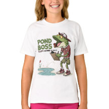 T-shirt 'Pond Boss' voor Moederdag