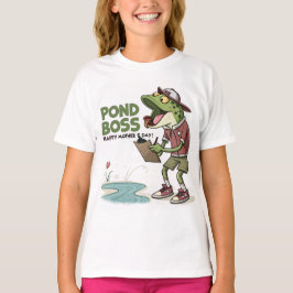 T-shirt 'Pond Boss' voor Moederdag