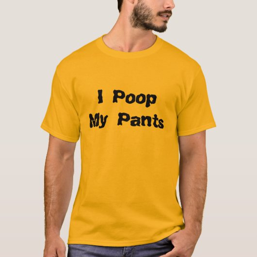 T-shirt Poopie Pants (Voorkant)