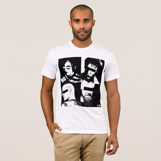 T-shirt Pop Rock Punk 80 J2M (Voorkant volledig)