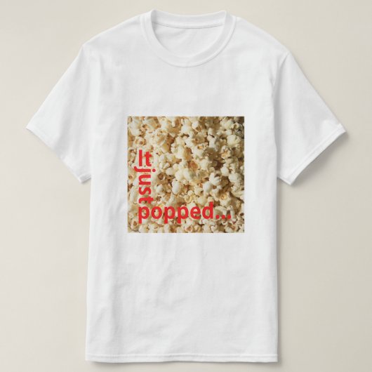 T-shirt Popcorn (Design voorkant)
