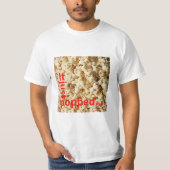 T-shirt Popcorn (Voorkant)