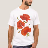 T-shirt Poppies (Voorkant)