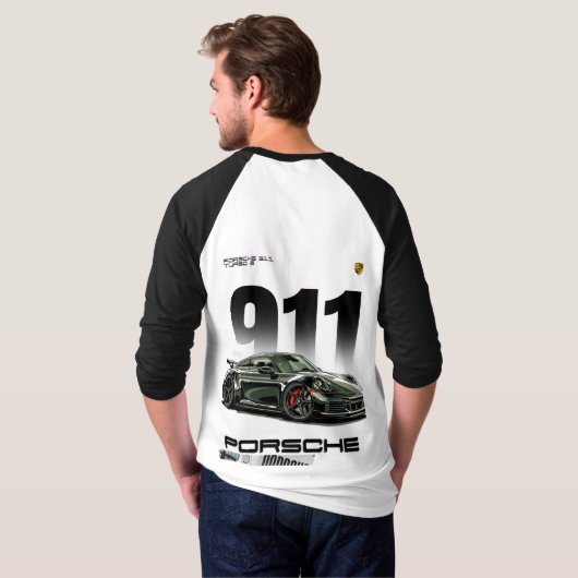 T-shirt porsche (Achterkant volledig)