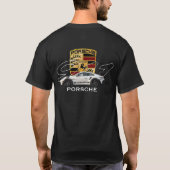 T-Shirt Porsche 911 Classic Sports Car  (Achterkant)