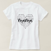 t-shirt positive affirmations mother's day, mom's (Design voorkant)