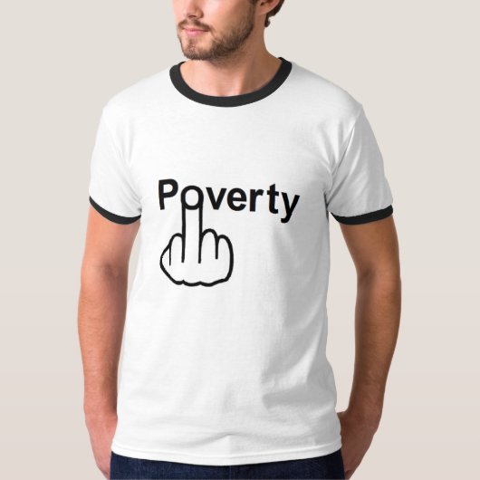 T-Shirt Poverty (Voorkant)