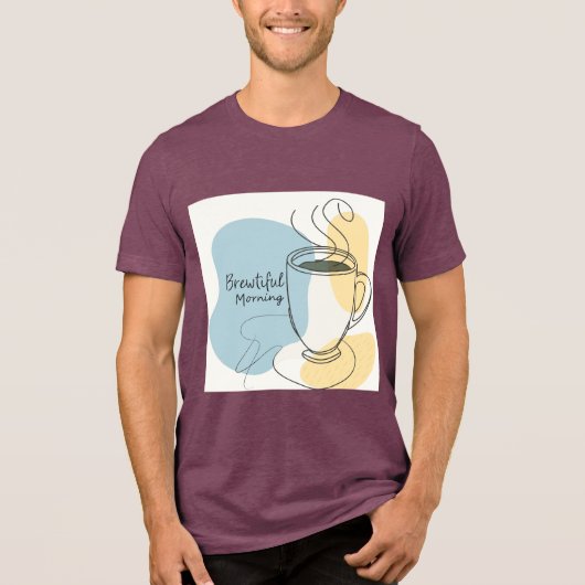 T-Shirt Prachtige Ochtend (Voorkant)