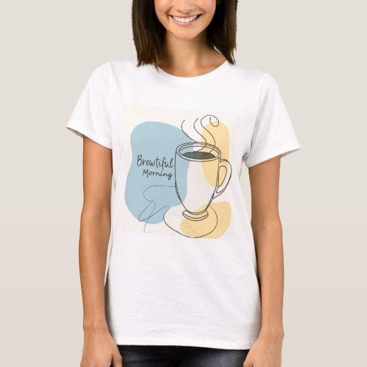 T-Shirt Prachtige Ochtend (Voorkant)