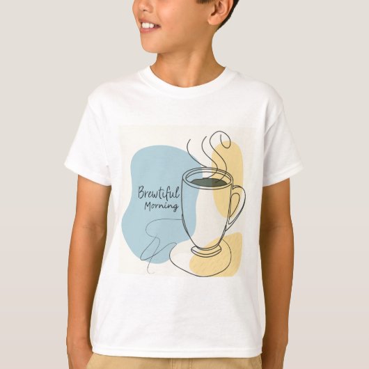 T-Shirt Prachtige Ochtend (Voorkant)
