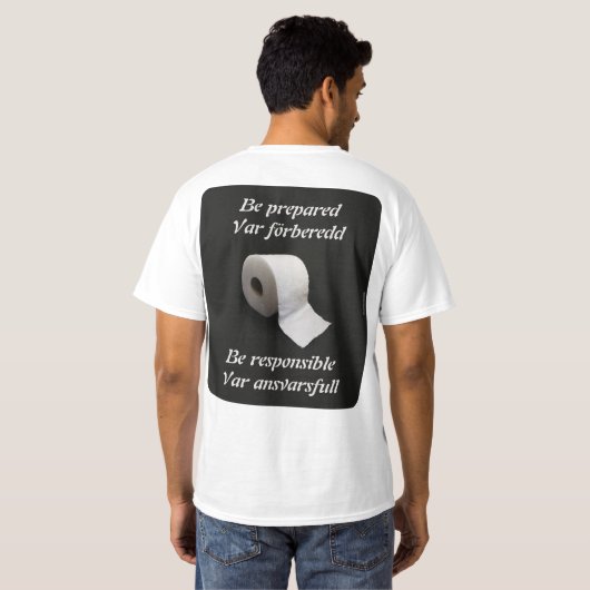 T-shirt — Prepper (Achterkant volledig)