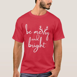 T-shirt: Prettig Kerstfeest (rood) T-shirt