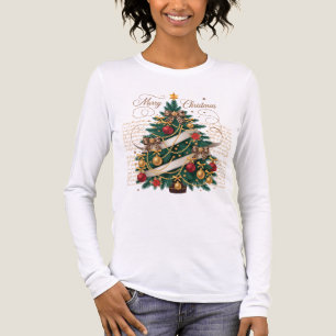 T-Shirt-Prettig Kerstfeest Tri-Blend Shirt