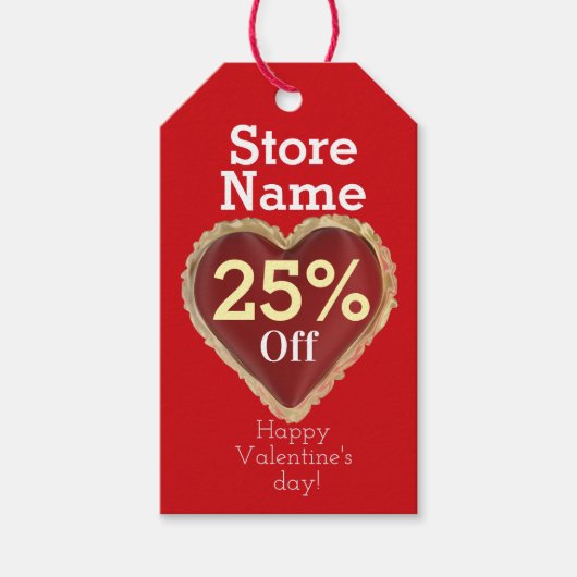 T shirt prijs cadeaulabel (Voorkant)