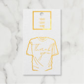 T shirt prijs cadeaulabels (Voorkant)