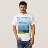 T-shirt — Privacy (Voorkant volledig)