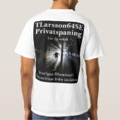 T-shirt — Privatspaning (Achterkant)
