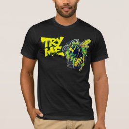 T-shirt probeer me niet vandaag wesp