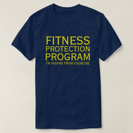T-Shirt PROGRAMMA VOOR DE BESCHERMING VAN DE FITNE (Design voorkant)