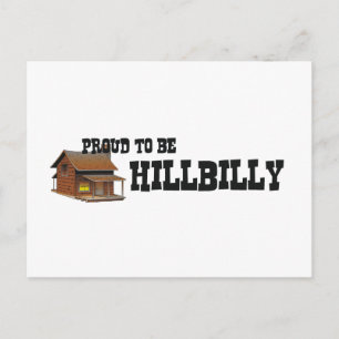 T-SHIRT Proud om Hillbilly te worden Briefkaart