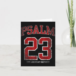 T-shirt Psalm 23 Jersey Heer Herder Kaart