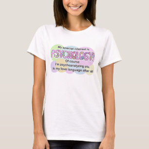 T-shirt psychologie liefdestaal (ADHD, Autistisch)