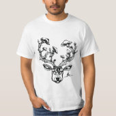 T-shirt Psyherten BW (Voorkant)