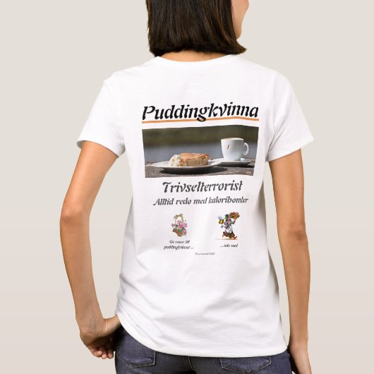 T-shirt — Pudding (Achterkant)