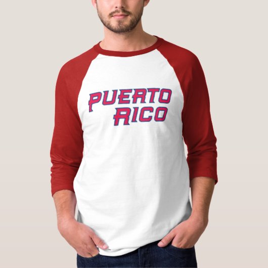 T-Shirt Puerto Rico honkbal (Voorkant)