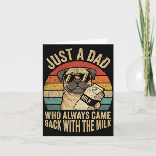 T-shirt Pug Papa Vader Kwam Terug Kaart
