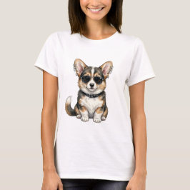 T-shirt Punk Corgi aan beide zijden