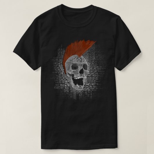 T-shirt punk is niet dood (Design voorkant)