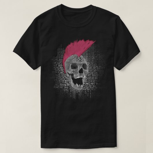 T-shirt Punk is niet dood T-shirt (Design voorkant)