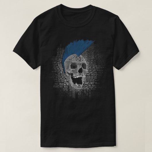 T-shirt Punk is niet dood T-shirt (Design voorkant)