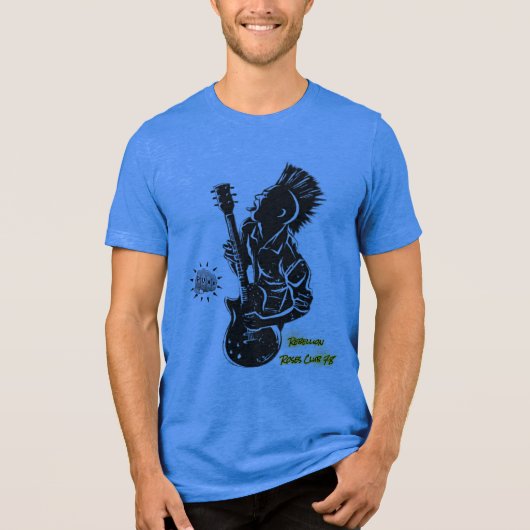 T-Shirt Punk RebellionRosesClub78  (Voorkant)