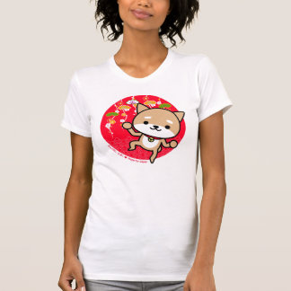 T-shirt - puppy - Japans rood