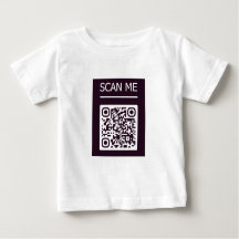 T-shirt QR Code SCAN ME robot IMEGE