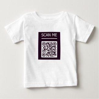 T-shirt QR Code SCAN ME robot IMEGE