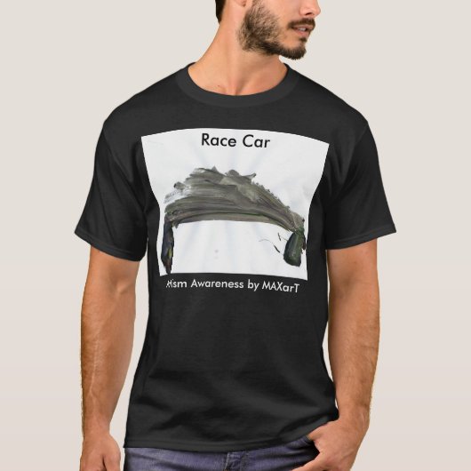 T-shirt raceauto van MAXarT (Voorkant)